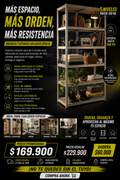 Estante Rack 5 GRIS